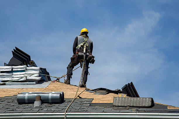 Professional Flat Roof Repair technician working in Cascade, IA